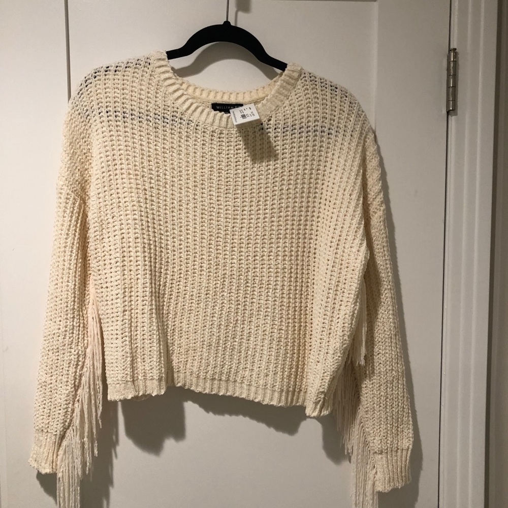 Fringe Chenille pullover Sweatet